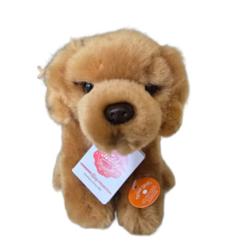 Golden Retriever 15 cm Zittend | Goud | Hermann Teddy Original