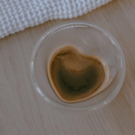 Dubbelwandig Koffieglas Hart 150 ml | Eulenschnitt