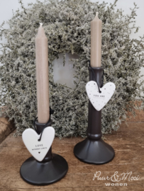 Keramiek Decoratie Hartje | Love without Limits ♥ | Bastion Collections