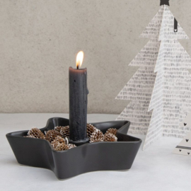 Candleholder Stervorm | Matt Black | 18 cm | Bastion Collections