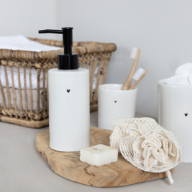 Soap Dispenser Relief | Wit/Zwart | Bastion Collections
