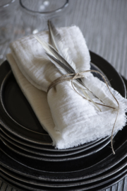 Diner Bord | Antique Black Dunes | Ø:28 cm | IB Laursen
