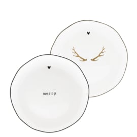 Side Plate Merry | 13,5 cm | Zwart | Bastion Collections