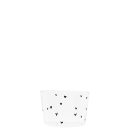 Drinkglas S Hearts all Over | Natural Shape | 200 ml | Bastion Collections