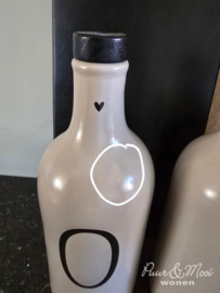 Oil & Vinegar Set Large | 1 Liter | Matt Titane | Bastion Collections