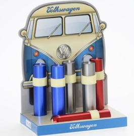 VW | Zaklamp | rood/blauw/zilver