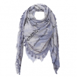 Shawl Remember Blauw