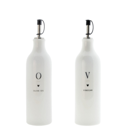 Oil & Vinegar White | Set 2 stuks | 750 ml | Bastion Collections