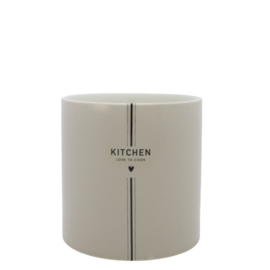 Keukengerei Pot | Kitchen | Titane/Zwart | Bastion Collections