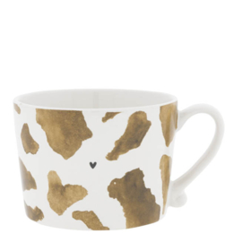 Mok Large Cow Print | Brown | Bastion Collections
