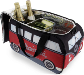 Koeltas VW T1 Bus Rood/Zwart | 25 Liter