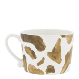 Mok Large Cow Print | Brown | Bastion Collections