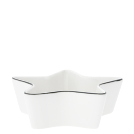 Star Bowl | 13 cm | Wit/Zwart | Bastion Collections
