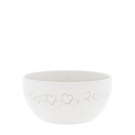 Kom Medium | Hearts all Around | Ø:14,5 cm | Titane  | Bastion Collections