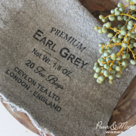 Shabby Doek | Earl Grey Tea | 30 x 45