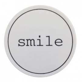 Stickers "Smile" Wit set 10