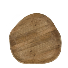 Tray Organic Shape Ø:40 cm | Mango Hout | Bastion Collections