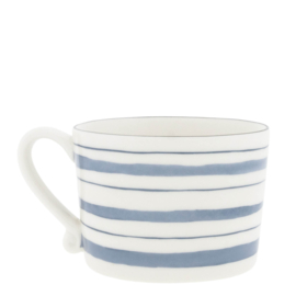 Mok Large Stripes | Iris Blue | Bastion Collections