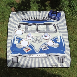 Picknick Kleed | VW T1 Camper | Blauw (Waterdicht) 