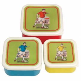 Snackdoosjes Voetbal Set 3 