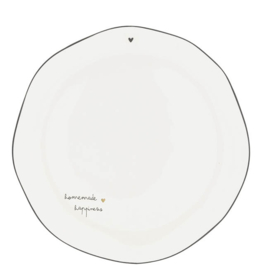 Breakfast Plate Homemade Happiness | Caramel Heart | 23 cm | Bastion Collections