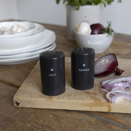 Salt & Pepper Set | Matt Black | Bastion Collections