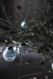 Kerstballen Mini Metal Chips | Clear | Zakje 8 stuks | IB Laursen