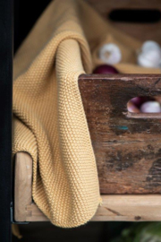 Keuken Handdoek | Mosterd geel | Gebreid | Mynte Ib Laursen