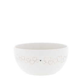 Kom Medium | Hearts all Around | Ø:14,5 cm | Titane  | Bastion Collections