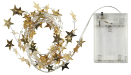 Lichtslinger met 20 Golden Stars | Indoor | IB Laursen