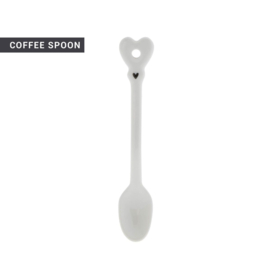 Lepel Coffee/Tea | 14 cm | Wit | Bastion Collections