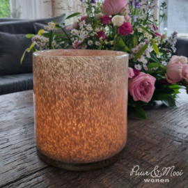 Windlicht Taupe | 18x18 cm | Dutz Collection