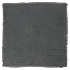 Servet | Dubbel Geweven Katoen | Dark Grey | IB Laursen