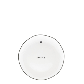 Side Plate Merry | 13,5 cm | Zwart | Bastion Collections