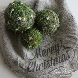 Kerst Shabby Doek | Merry Christmas | 45 x 45