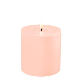 LED Kaars Light Pink | Ø:10 x 10 cm | Deluxe Homeart