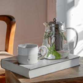 Theepot Glas Hart | 1200 ml | Eulenschnitt