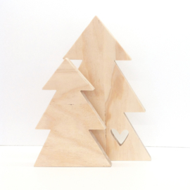 Kerstboom 3D | Hout | Dots Lifestyle