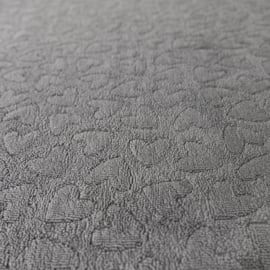 Keuken Handdoek | 50 x 50 | Dark Grey Edge  White | Bastion Collections