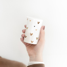 Melk Kannetje Brown Hearts | 150 ml | Bastion Collections