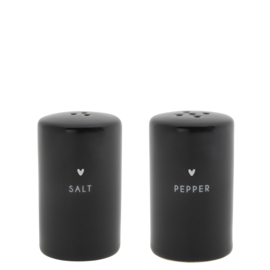 Salt & Pepper Set | Matt Black | Bastion Collections