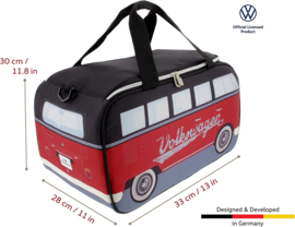 Koeltas VW T1 Bus Rood/Zwart | 25 Liter