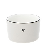 Candleholder | Hartje ♥ Zwart | Titane/Zwart | Bastion Collections