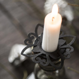 Candle Ring Metaal | Zwart | IB Laursen