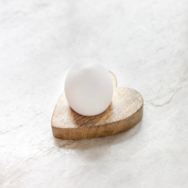 Eierdop Heart | Hout | Bastion Collections