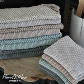 Keuken Handdoek | Dusty Green |  Gebreid | Ib Laursen