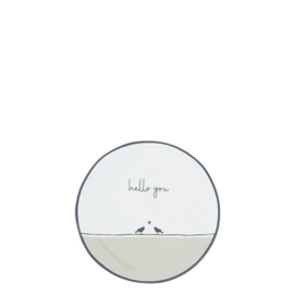 Tea Tip | Birds Hello You | Wit/Titane/Zwart | Bastion Collections