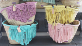 Ibiza Strandtas | Macrame | Lila | Hippies