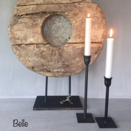 Tafelkandelaar | Belle 20 cm | Zwart | Puur wonen