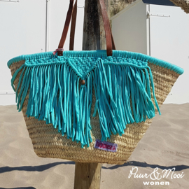 Ibiza Strandtas | Macrame | Turquoise | Hippies